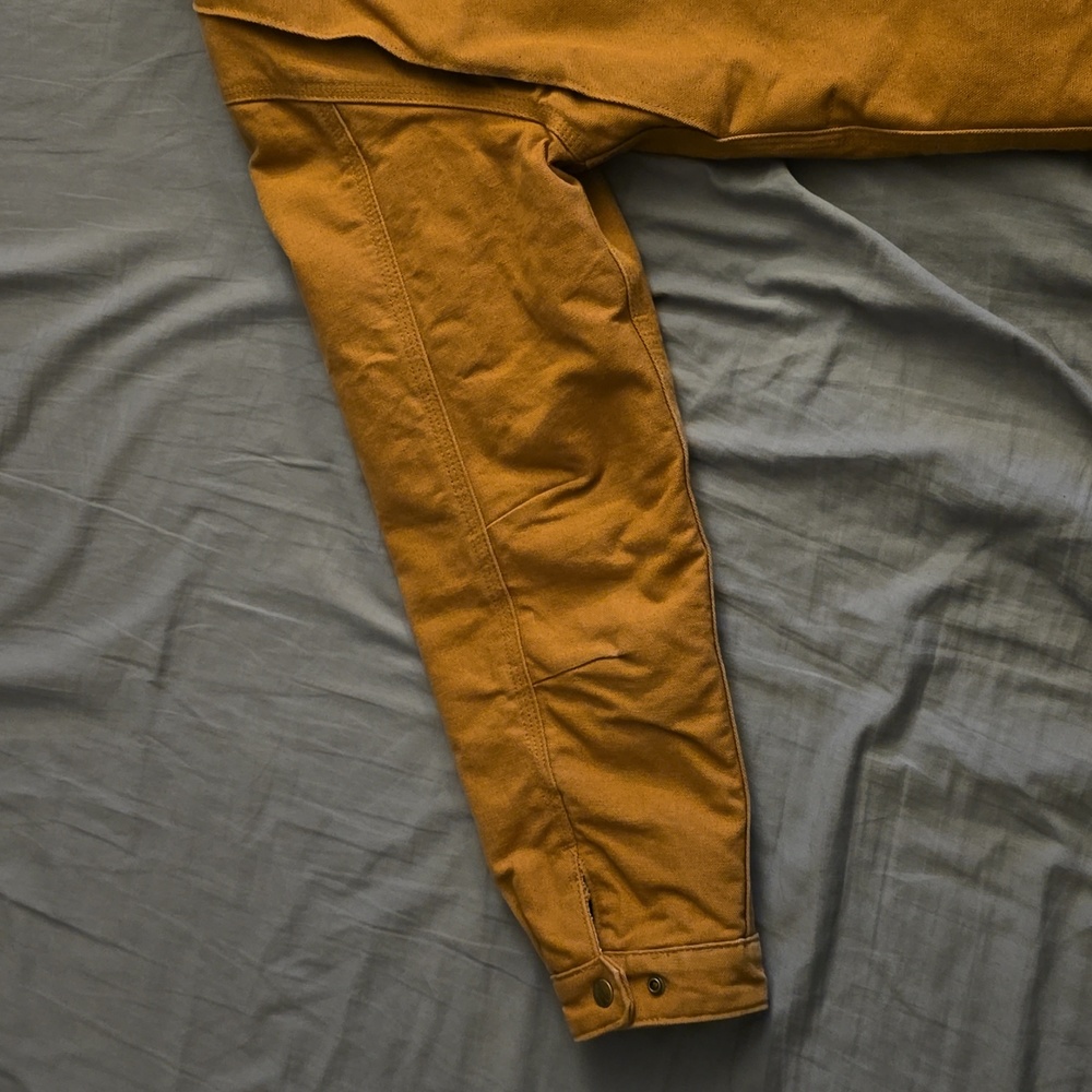 Carhartt Brown Detroit Jacket with Dark Brown Collar - Picture 7 of 13